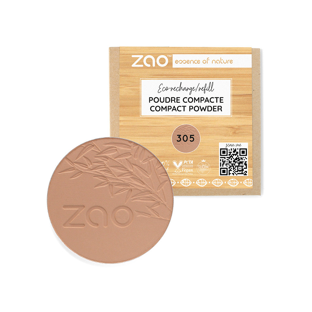 Polvo compacto orgánico (recarga)